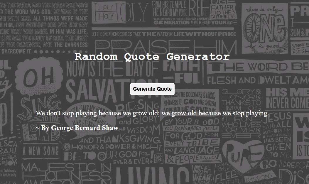 Random Quote Generator