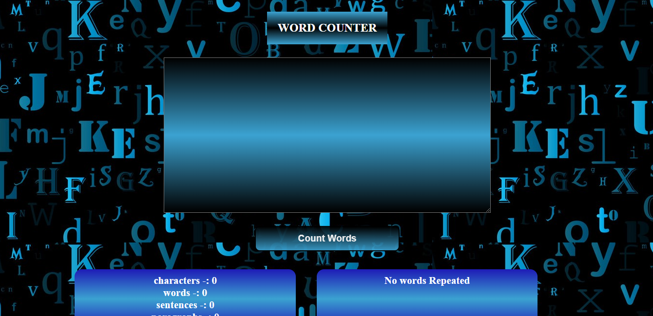 Word Counter